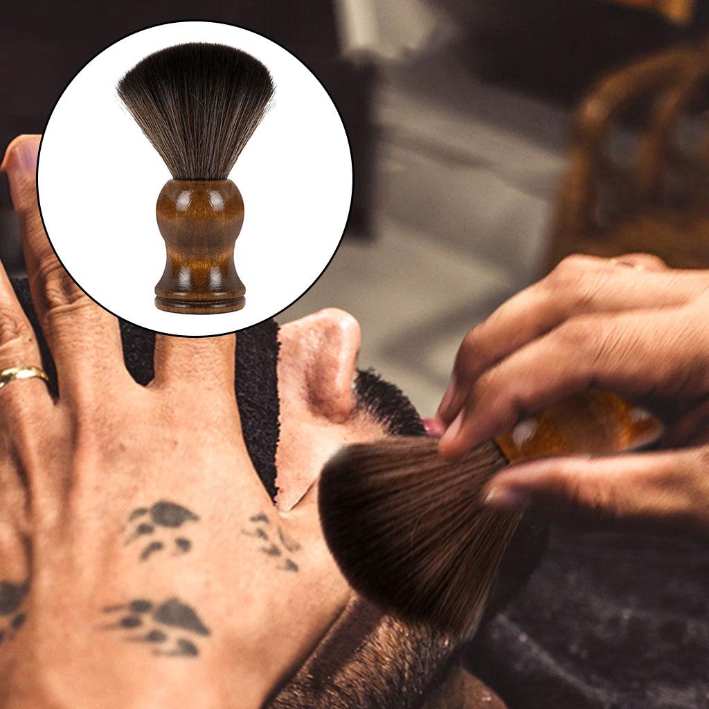 Shaving Brush with Wooden Handle Professional for Beard Shaving Brush