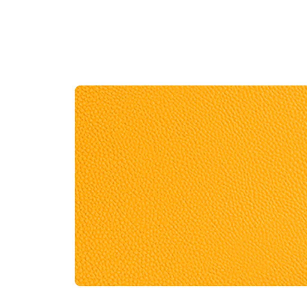 2pcs Placemat Heat Insulation Table Mat Coaster Cup Cushion for Dining Table Yellow