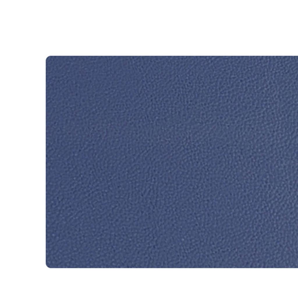 2pcs Placemat Heat Insulation Table Mat Coaster Cup Cushion for Dining Table Dark Blue