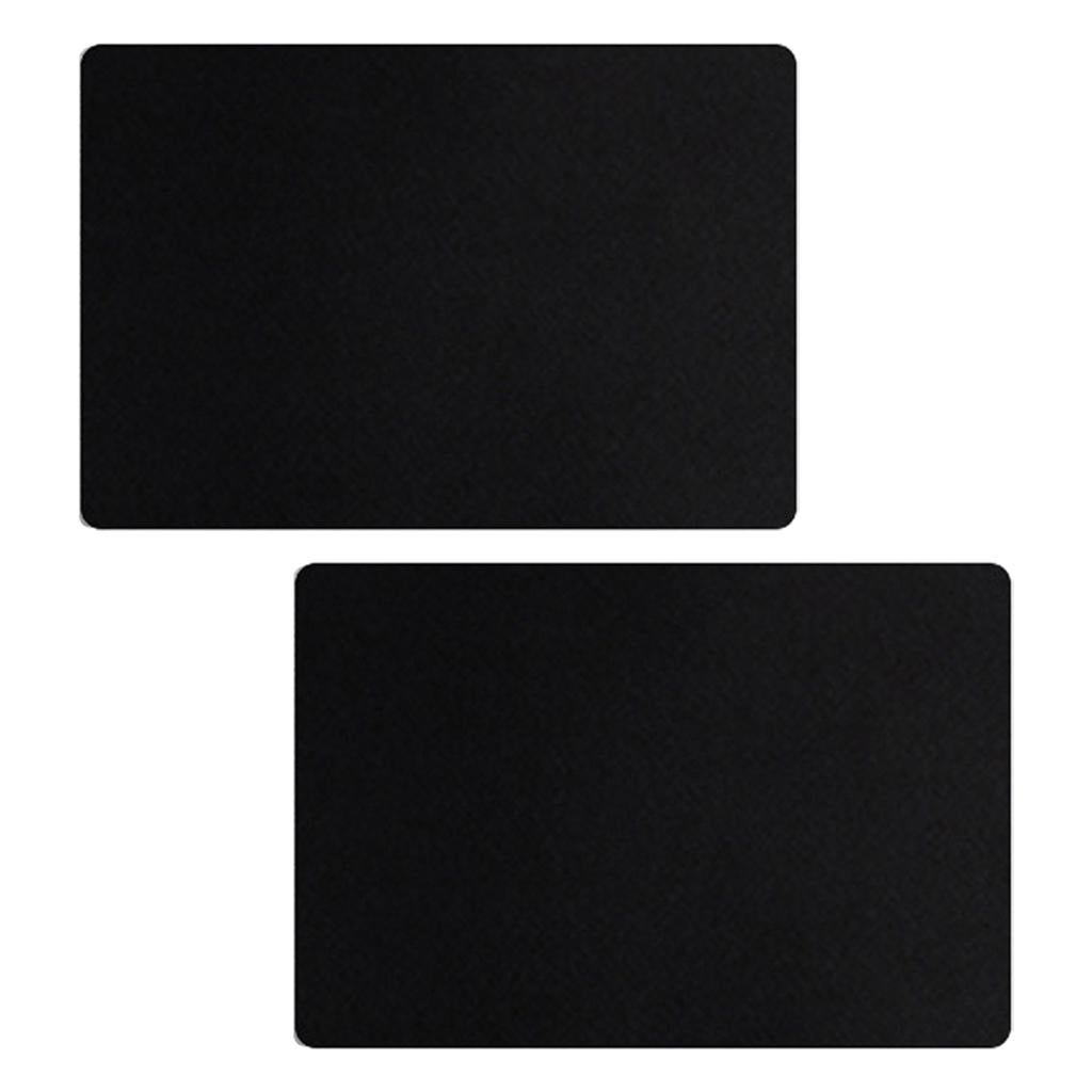 2pcs Placemat Heat Insulation Table Mat Coaster Cup Cushion for Dining Table Black