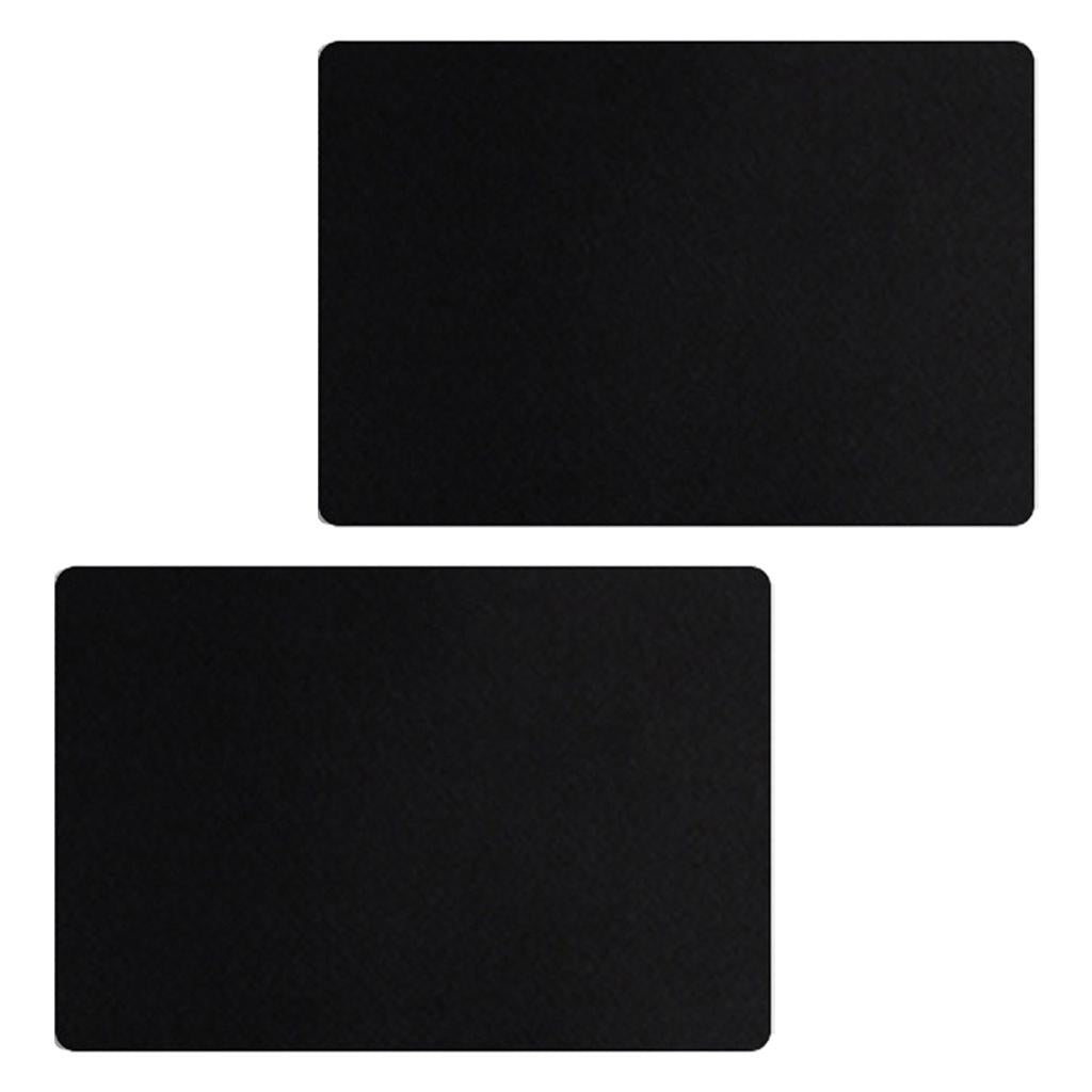 2pcs Placemat Heat Insulation Table Mat Coaster Cup Cushion for Dining Table Black