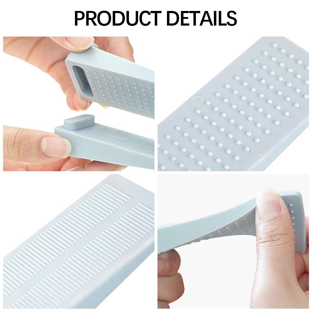 2Pcs Rubber Door Stops Floor Guard Heavy Duty for for Carpet Concrete Tile