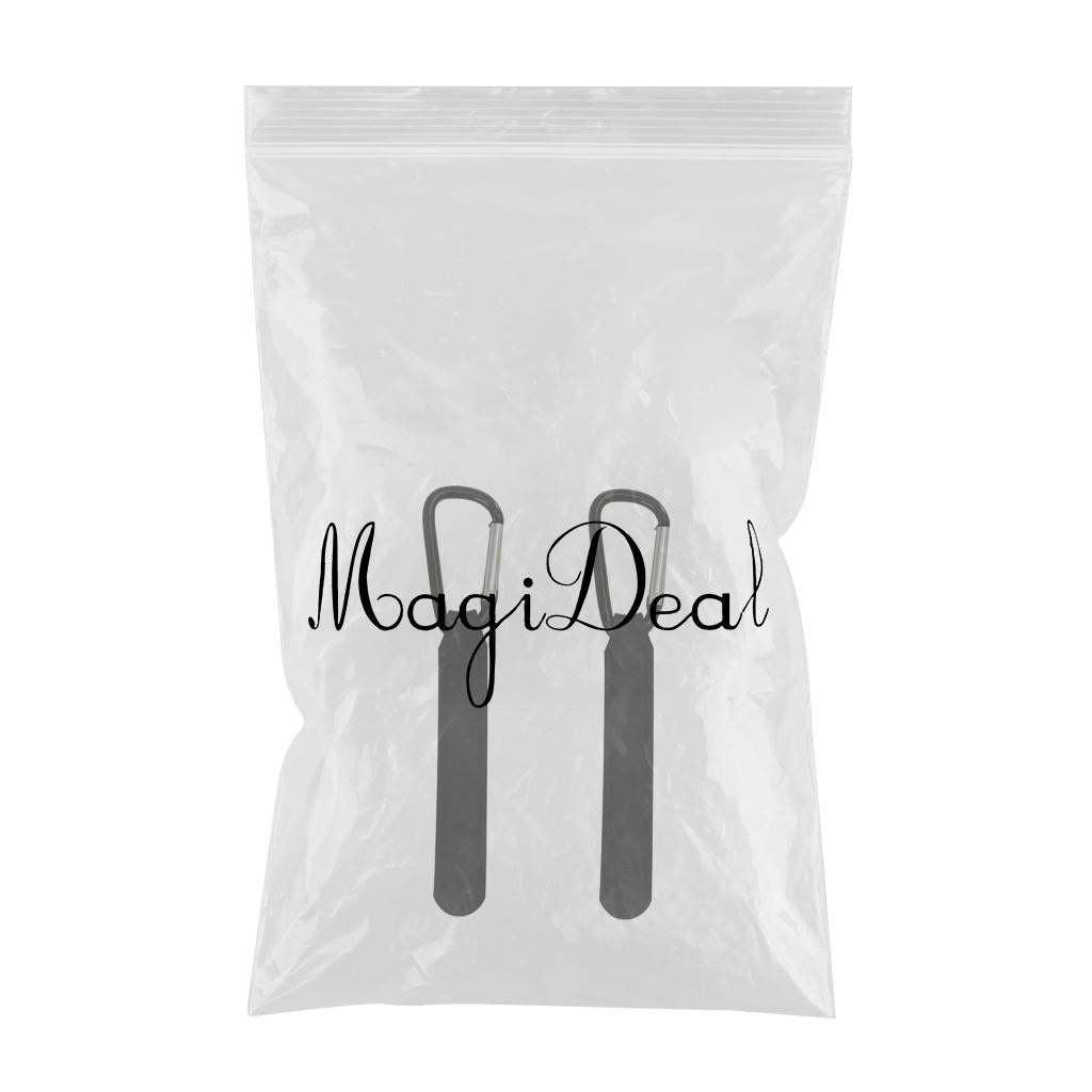 2 x Stroller Hooks Strap Hang Rotatable convenient for Buggy Mommy  black