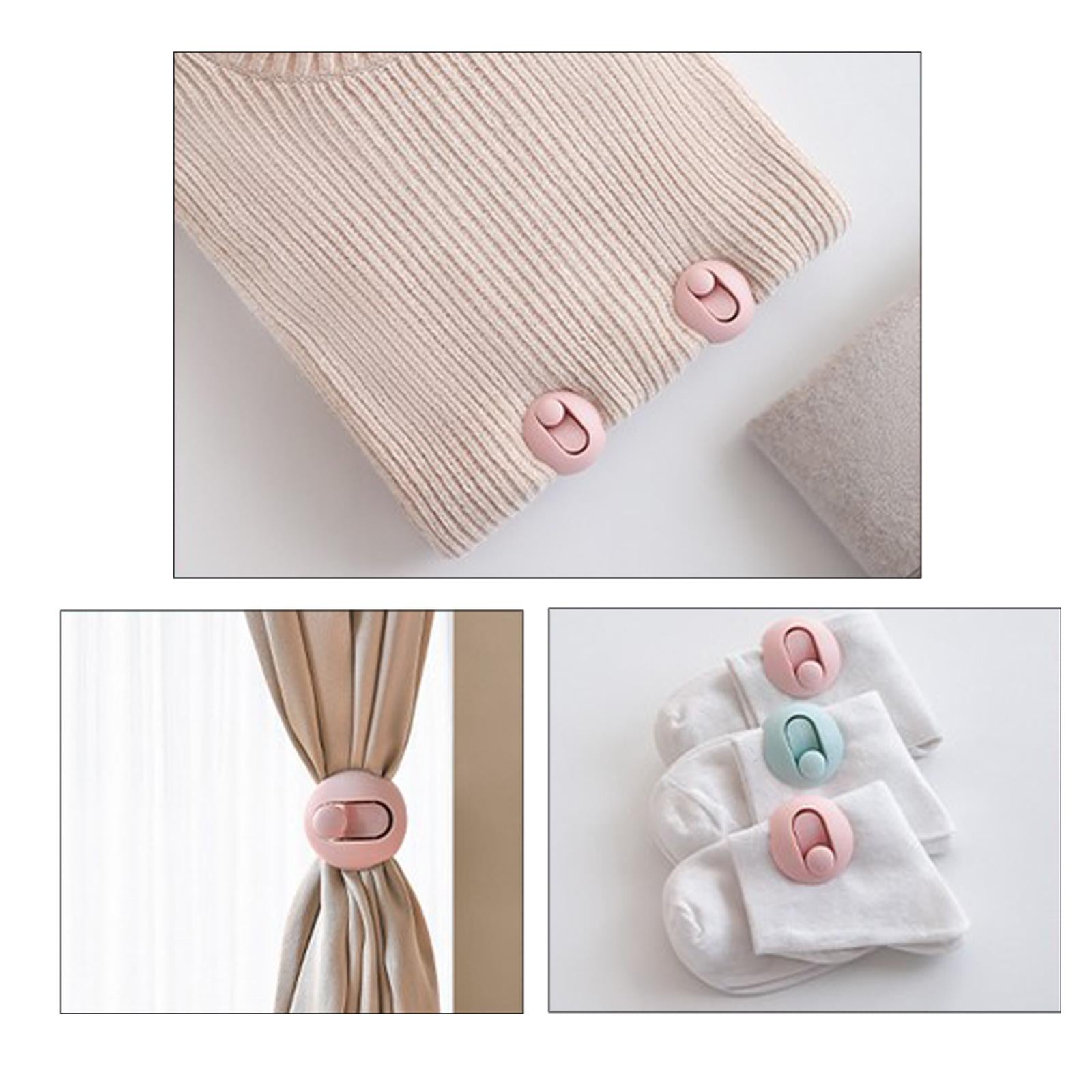 10 PCS Duvet Cover Clips Quilt Grippers Non-Slip Bed Sheet Fasteners Pink