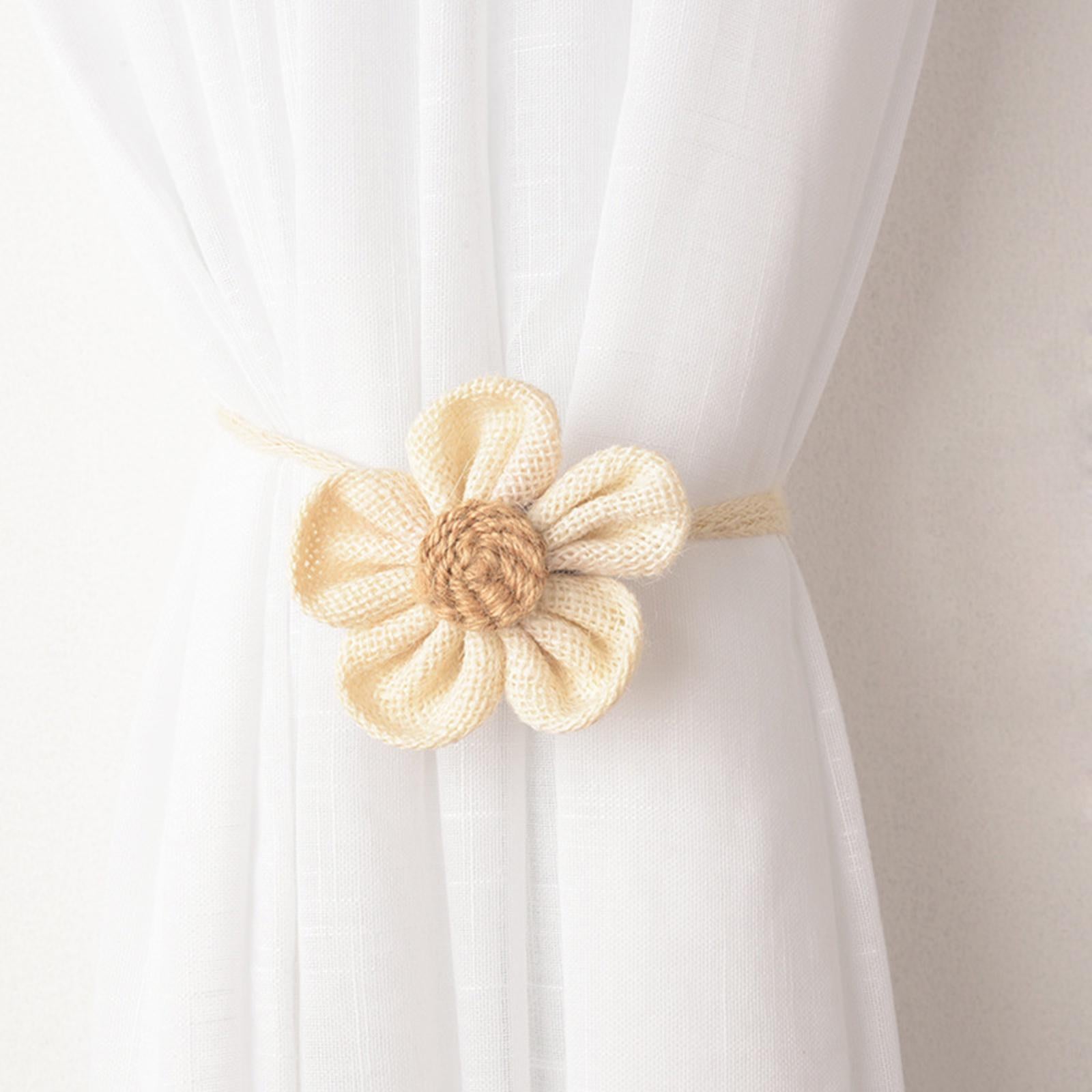 Household Rope Curtain Tiebacks Home Office Decoration for Living Room Beige