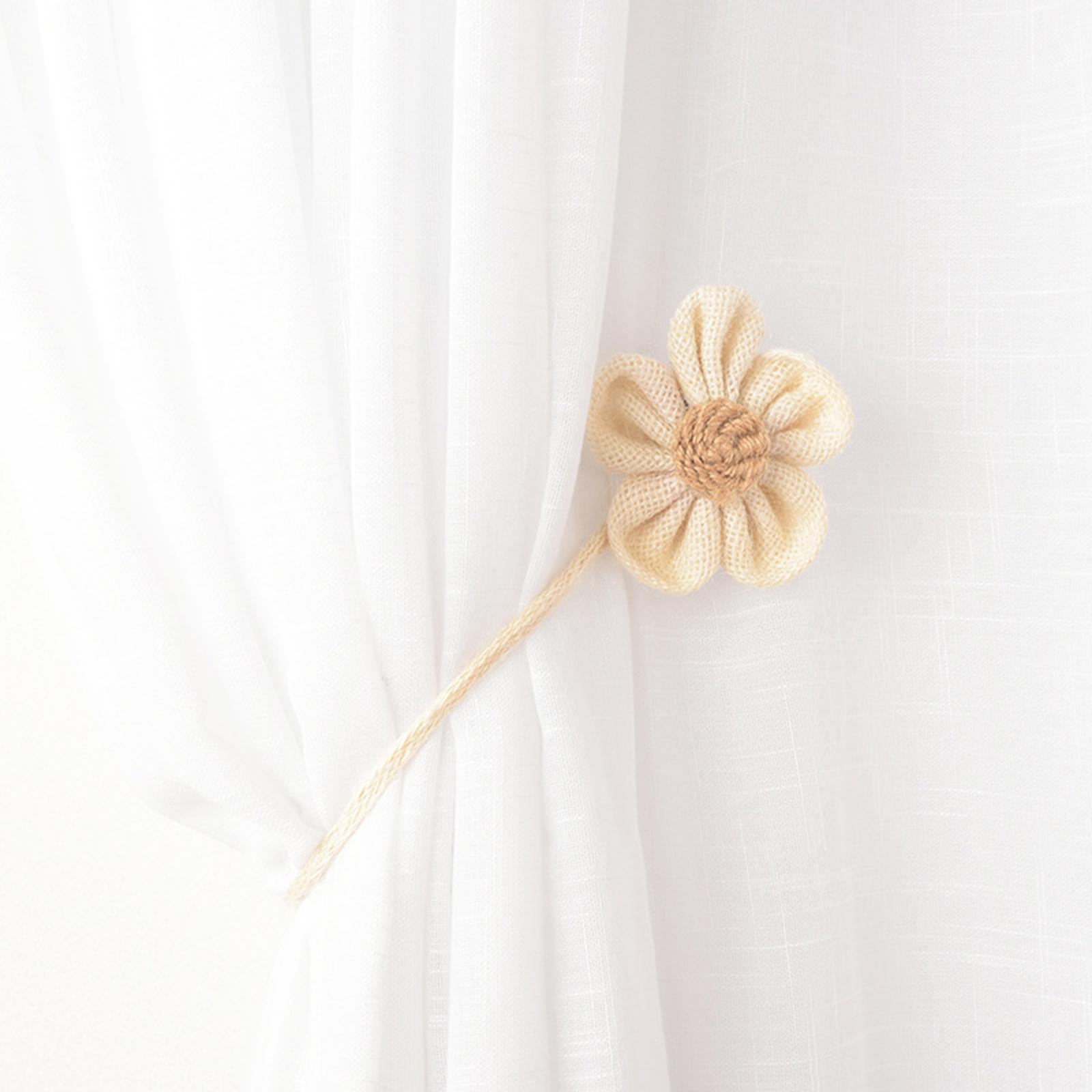 Household Rope Curtain Tiebacks Home Office Decoration for Living Room Beige