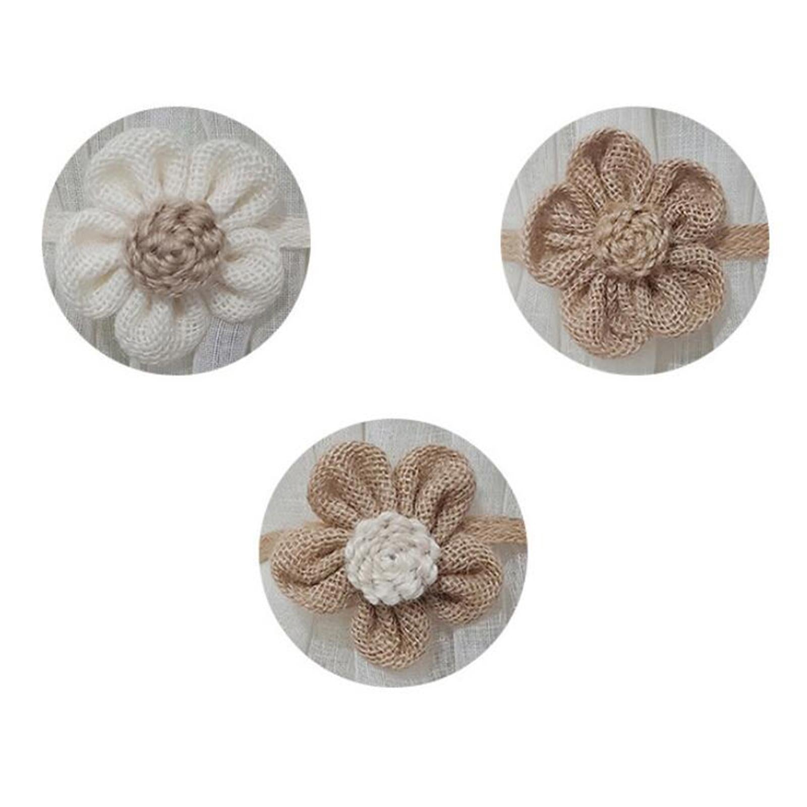Household Rope Curtain Tiebacks Home Office Decoration for Living Room Linen and Beige