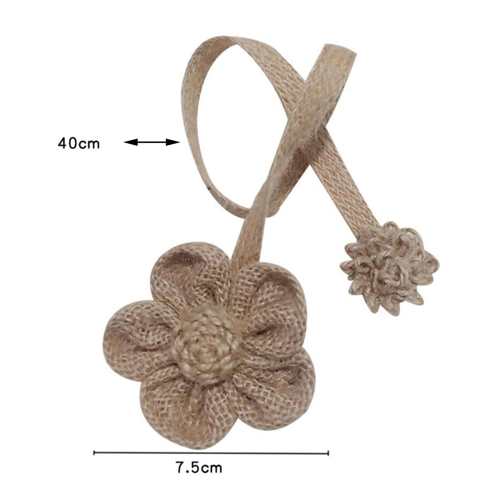 Household Rope Curtain Tiebacks Home Office Decoration for Living Room Linen Colour