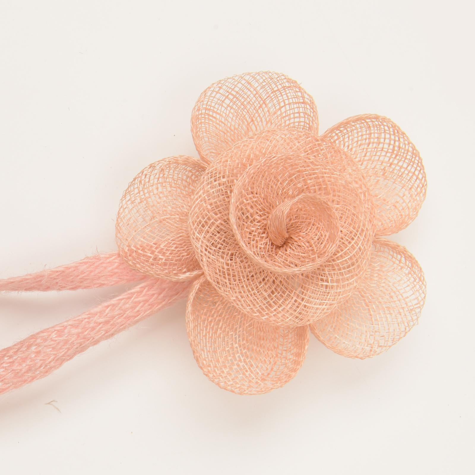 2 Pcs Household Rope Curtain Tiebacks Home Office Decoration for Living Room Lotus Starch
