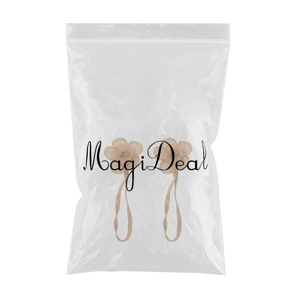 2 Pcs Household Rope Curtain Tiebacks Home Office Decoration for Living Room Light Coffee