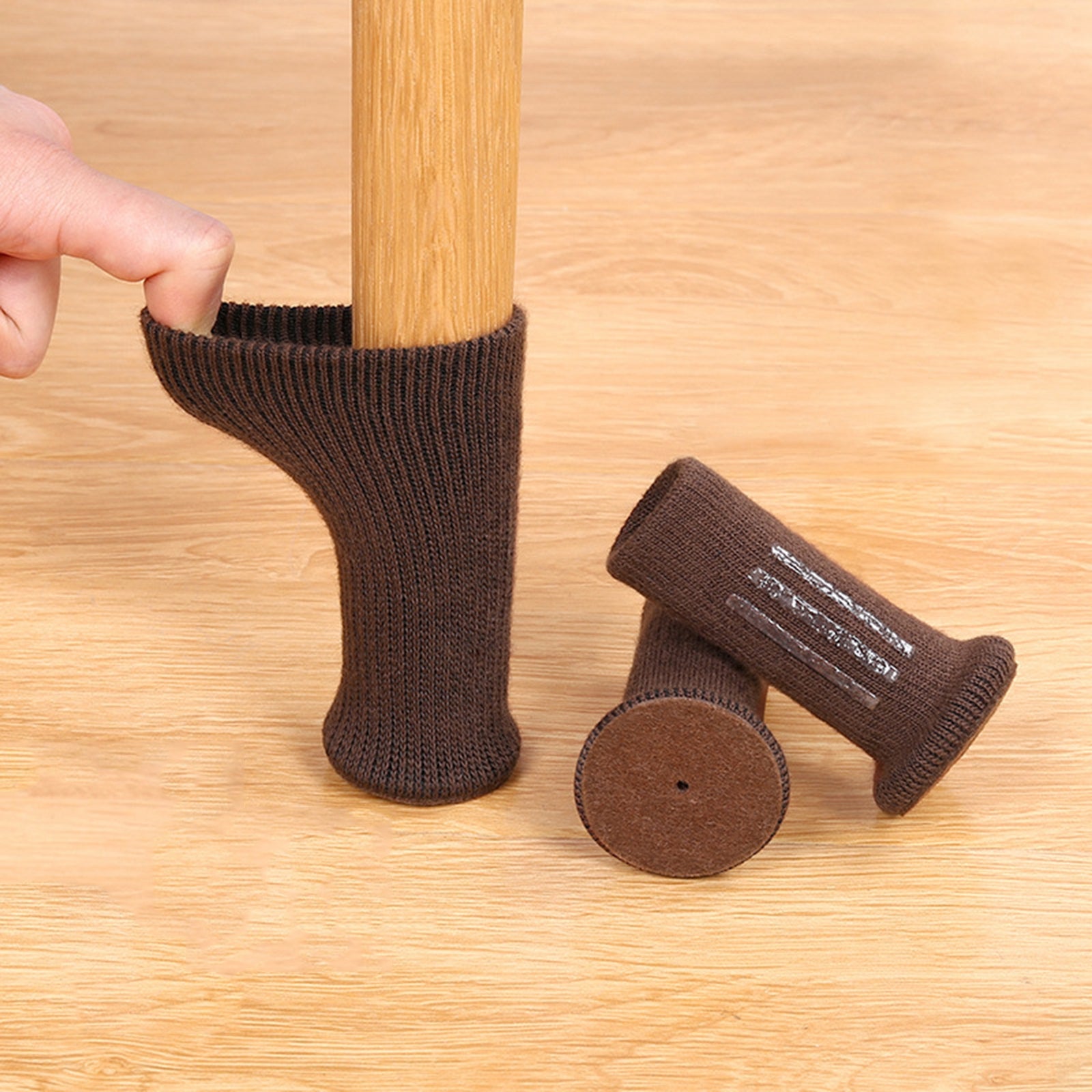 Chair Leg Floor Protectors Silent High Elastic Anti-Shedding for Chair 24 Pieces