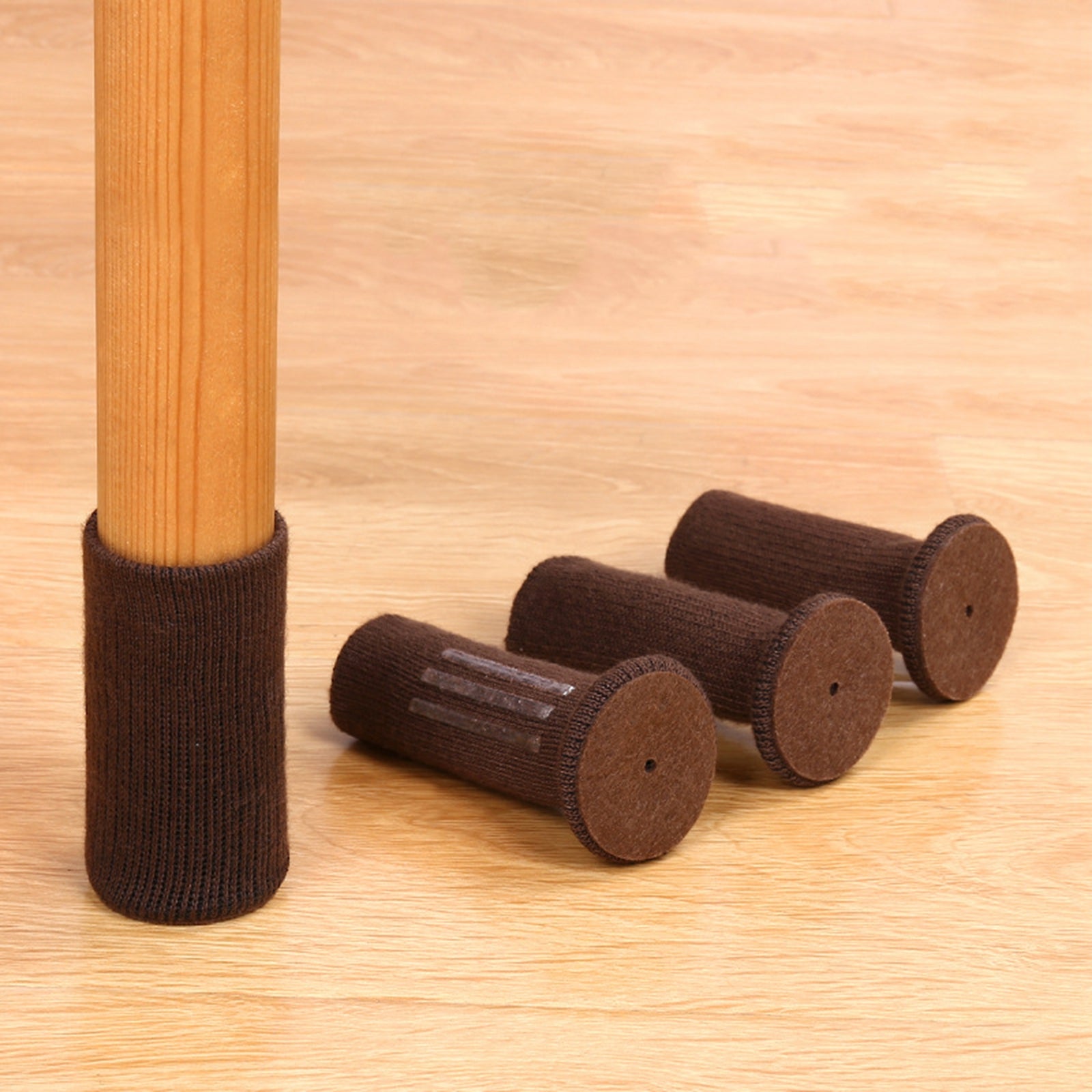 Chair Leg Floor Protectors Silent High Elastic Anti-Shedding for Chair 24 Pieces