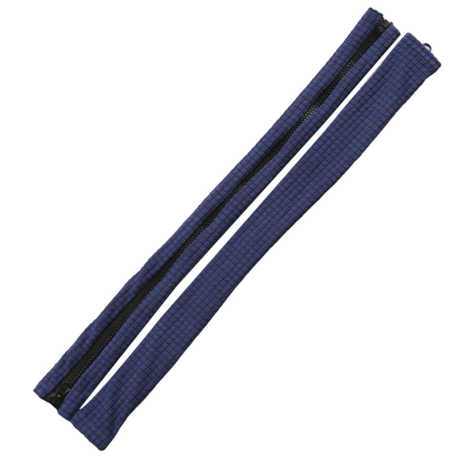 2x Armrest Covers Stretch Zipper Fashion for Computer Chair Coverarmchair blue