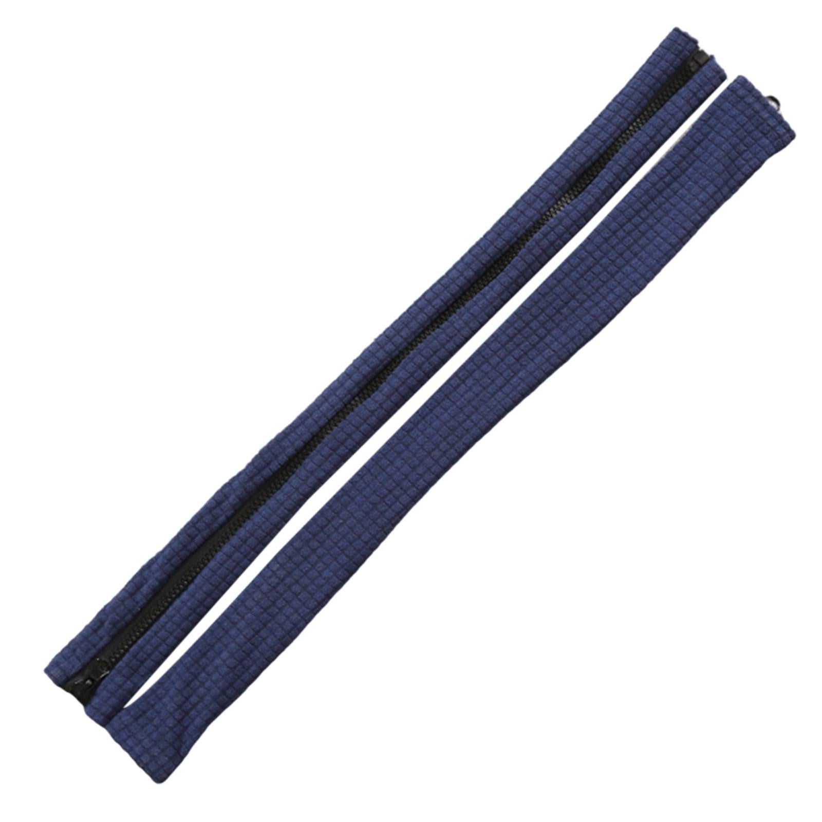 2x Armrest Covers Stretch Zipper Fashion for Computer Chair Coverarmchair blue