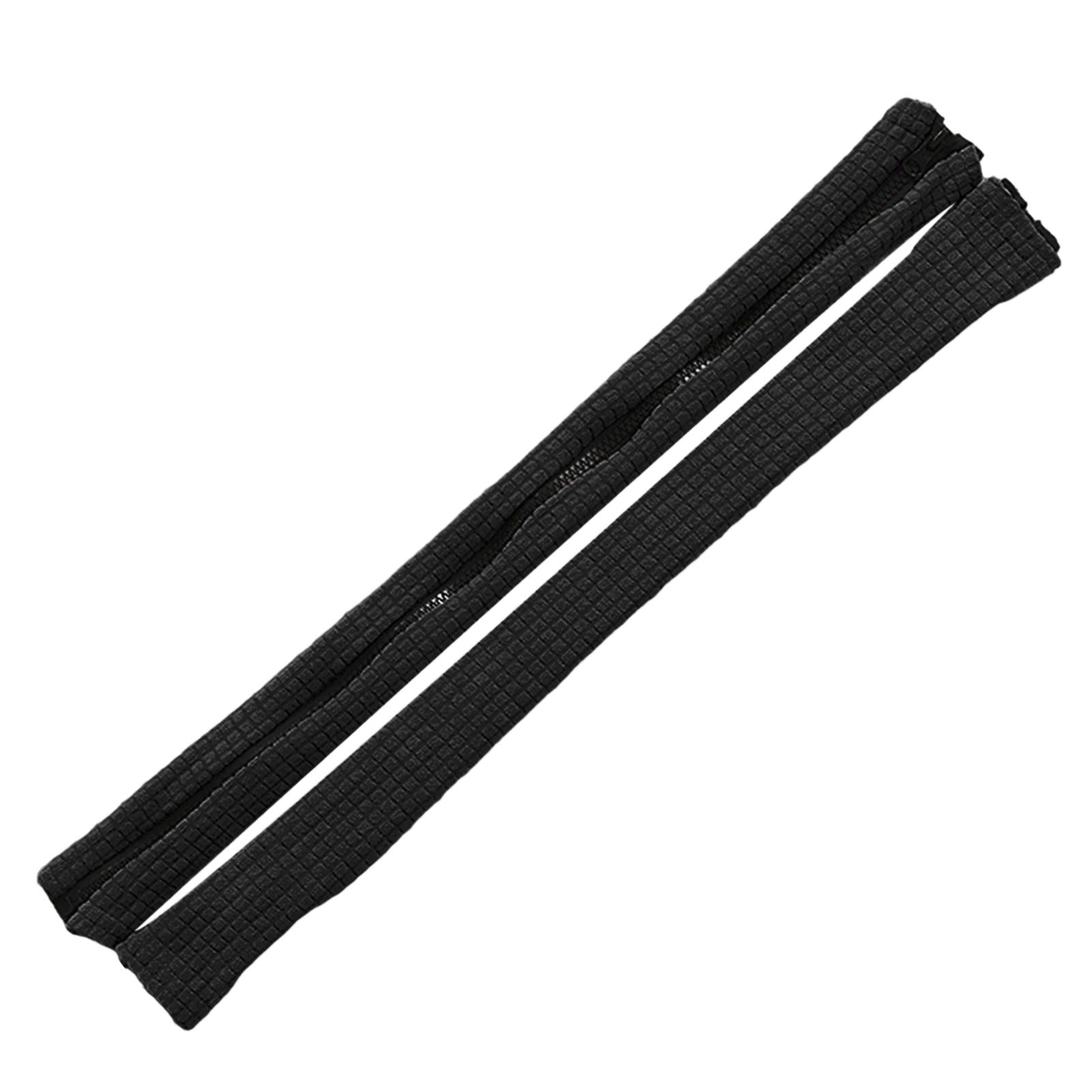 2x Armrest Covers Stretch Zipper Fashion for Computer Chair Coverarmchair black