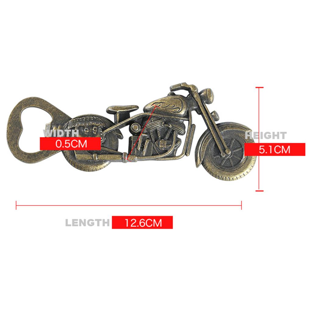 Motorcycle Bottle Opener Portable Small Effortless for Kitchen Grandpa Dad