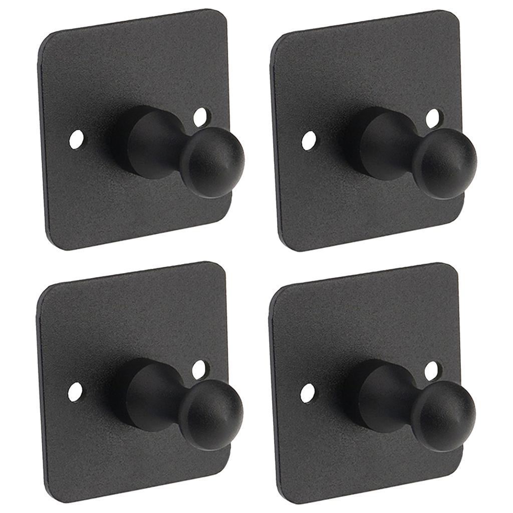 Matt Self-Adhesive Towel Hooks Punch Free Adhesive Hook Square for Bathrobe style 2