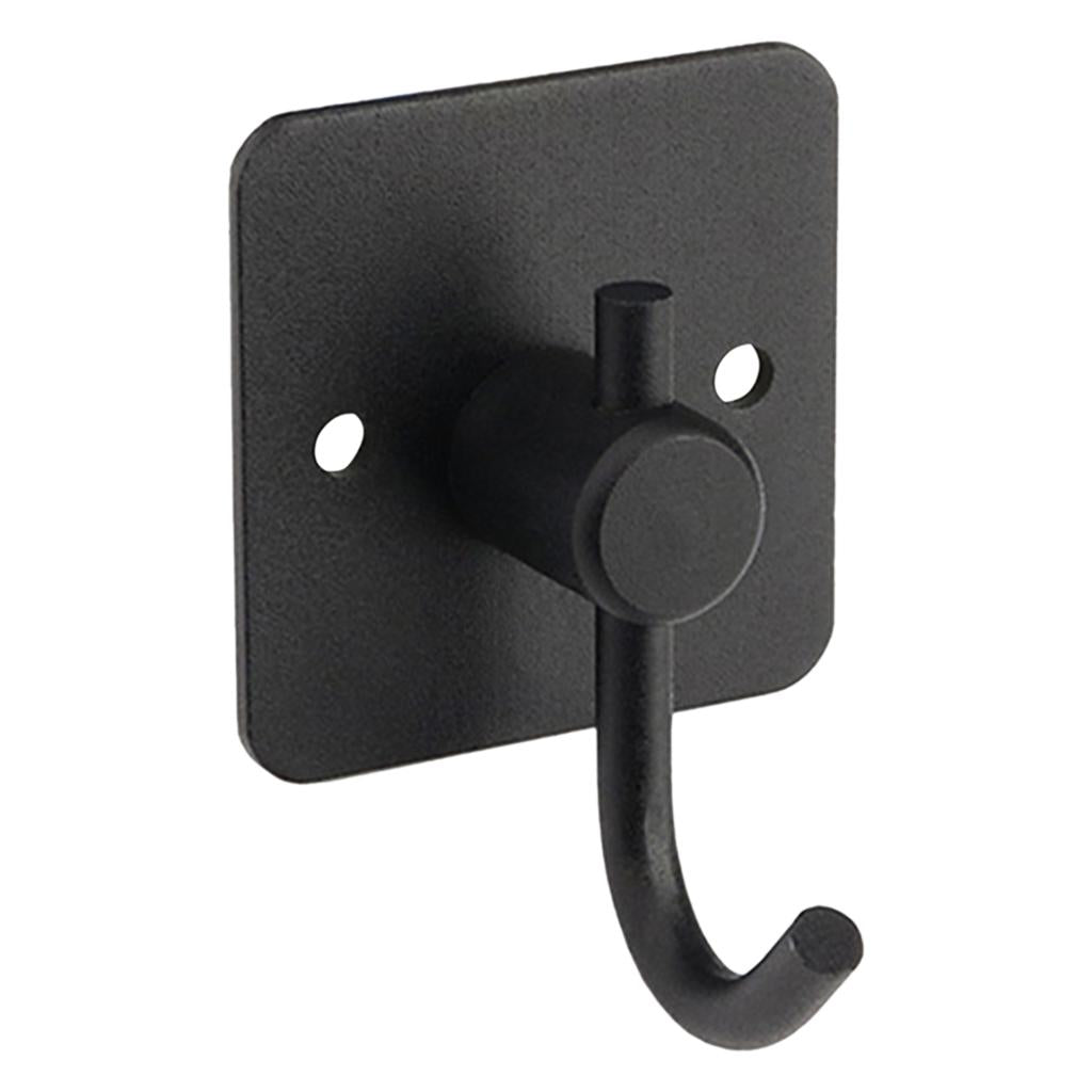 Matt Self-Adhesive Towel Hooks Punch Free Adhesive Hook Square for Bathrobe style 3