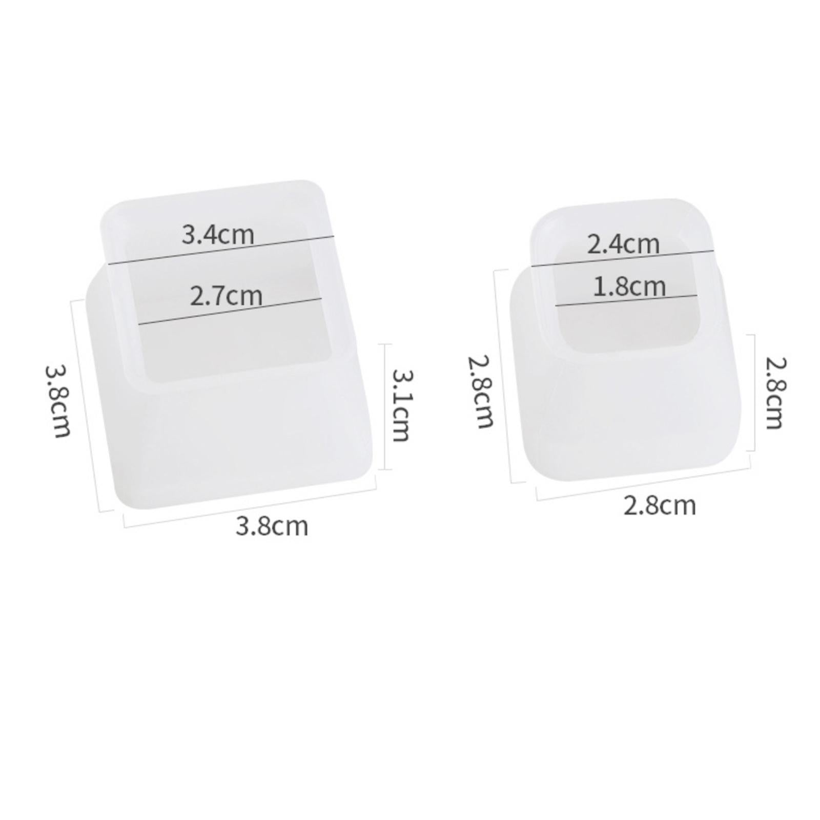 20Pack Silicone Slider Chair Leg Protector Hardwood Floors, Fits All Shape W Small Square