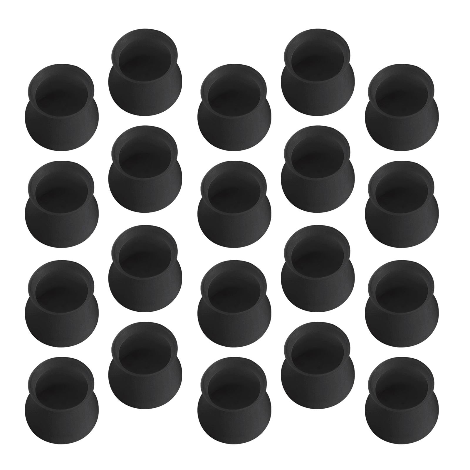 20Pack Silicone Slider Chair Leg Protector Hardwood Floors, Fits All Shape B Big Round