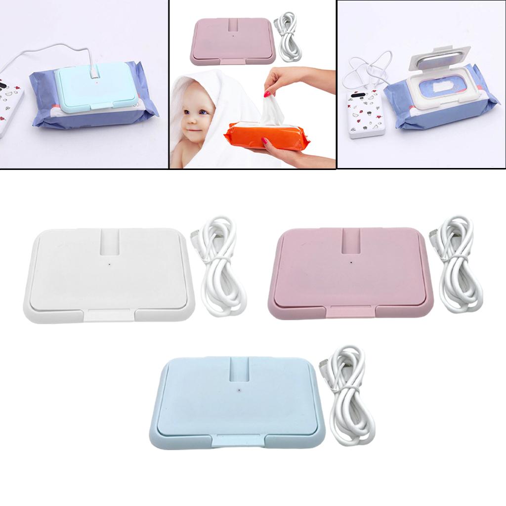 Electric Baby Wipe Warmer USB Baby Wipes Heater for Babies White