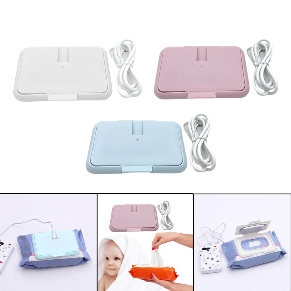 Electric Baby Wipe Warmer USB Baby Wipes Heater for Babies White