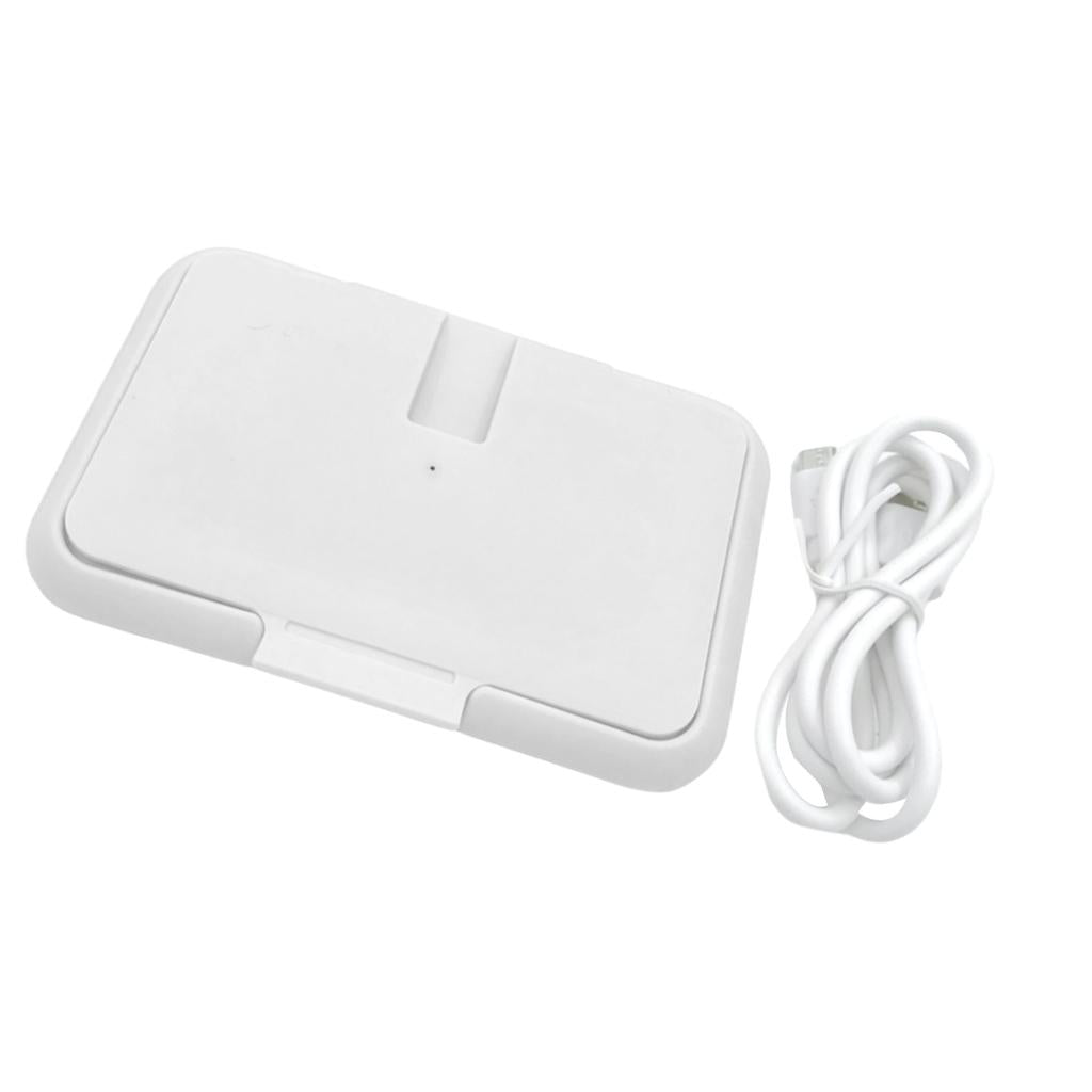 Electric Baby Wipe Warmer USB Baby Wipes Heater for Babies White