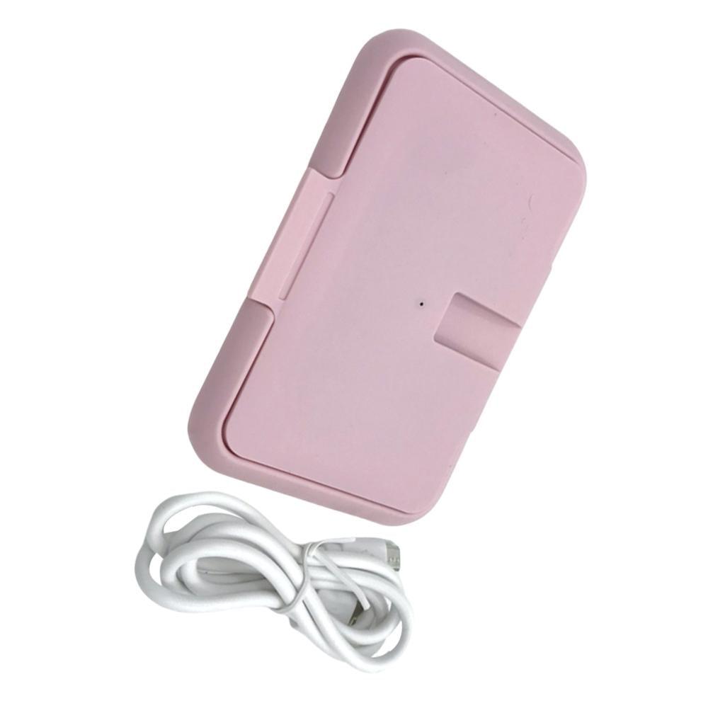 Electric Baby Wipe Warmer USB Baby Wipes Heater for Babies Pink