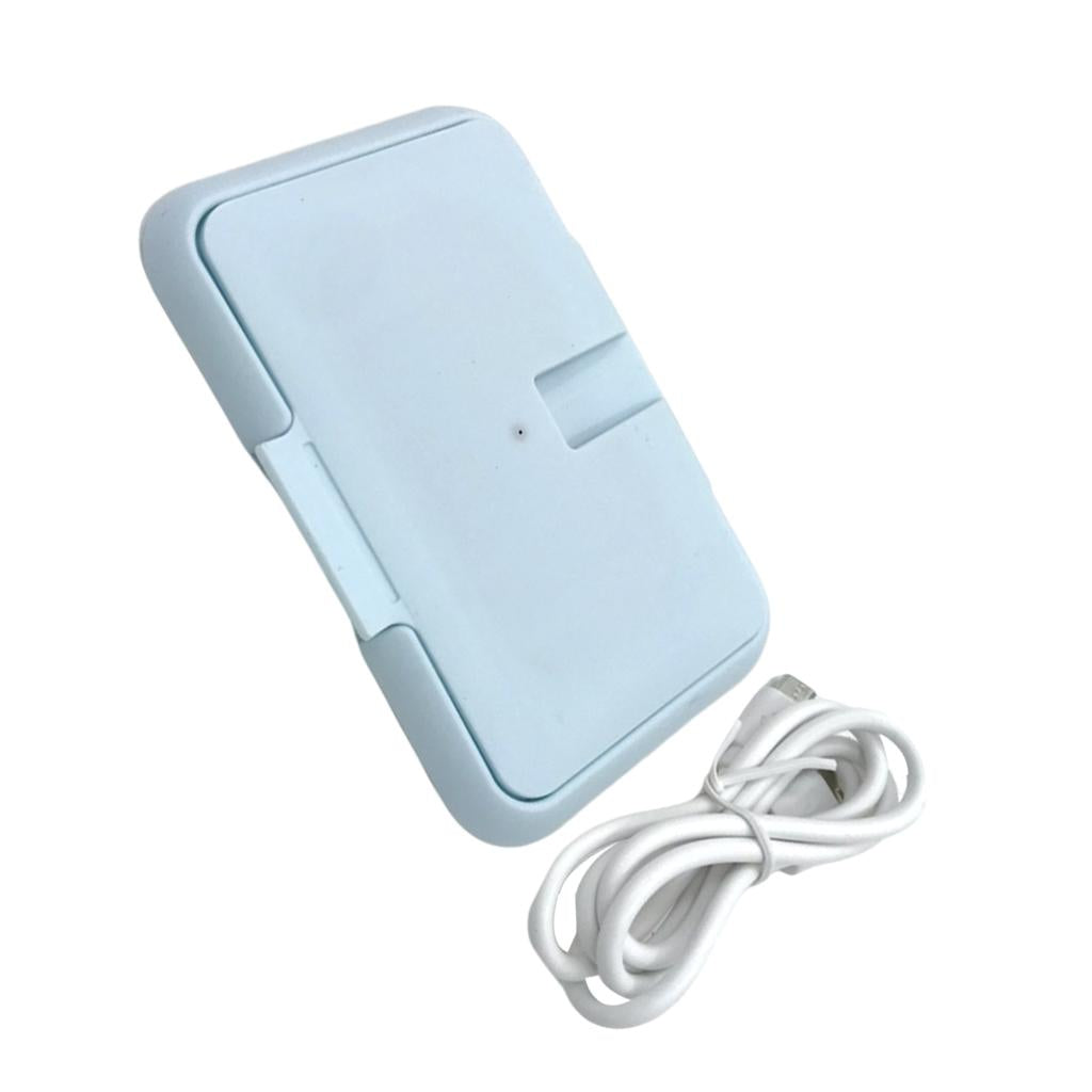 Electric Baby Wipe Warmer USB Baby Wipes Heater for Babies Light Blue