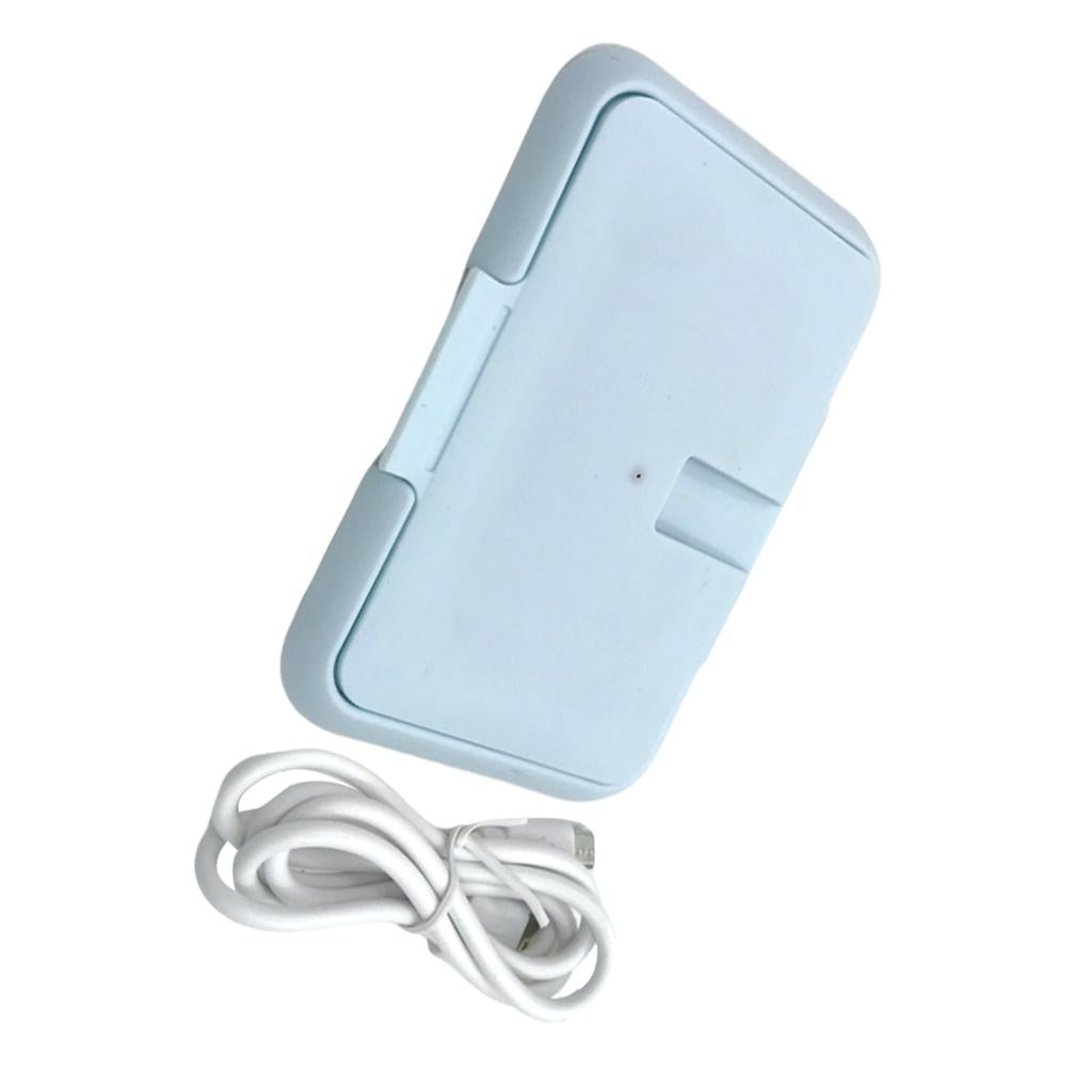 Electric Baby Wipe Warmer USB Baby Wipes Heater for Babies Light Blue