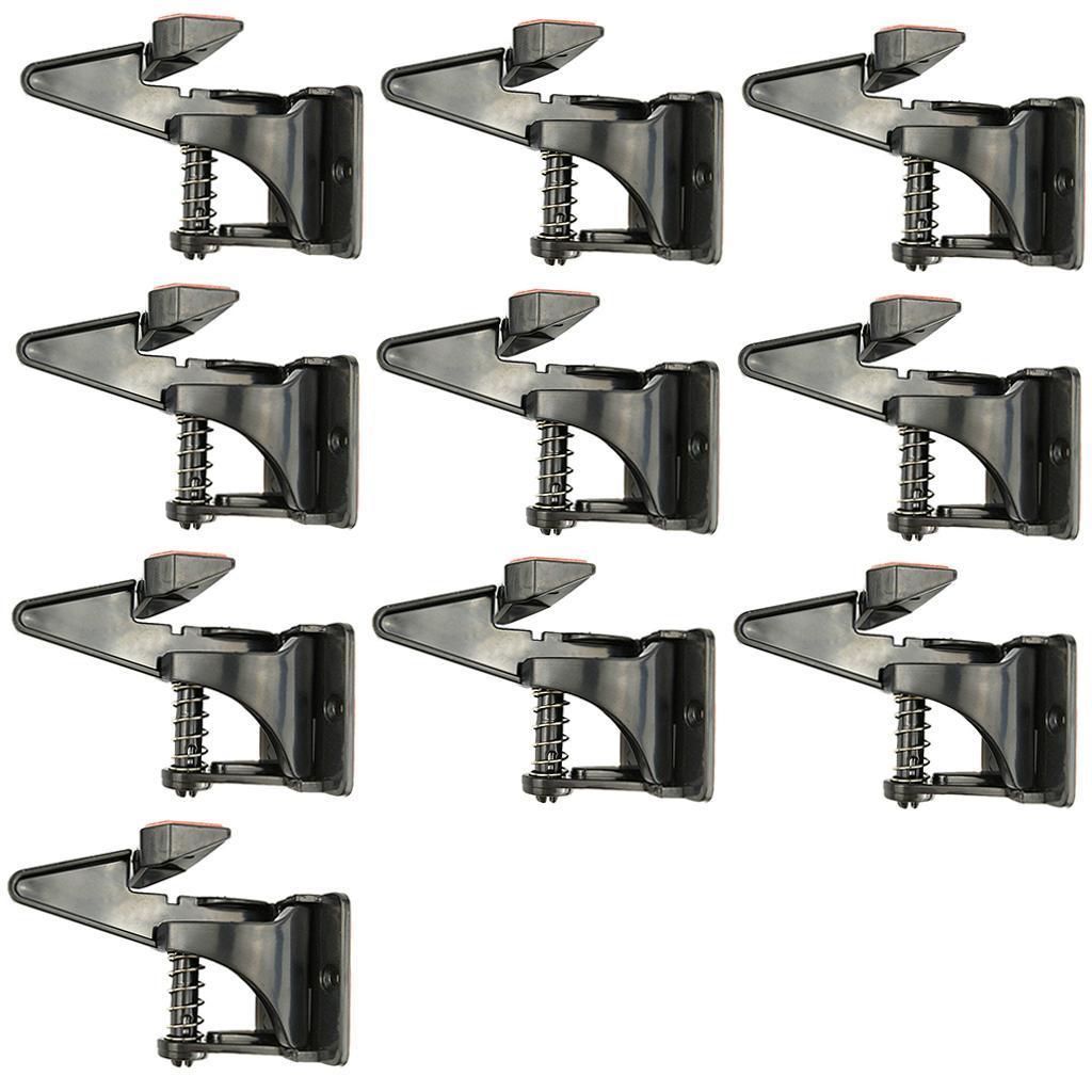 Invisible Child Safe Cabinet Locks Drawers Highly Secure Protection Black