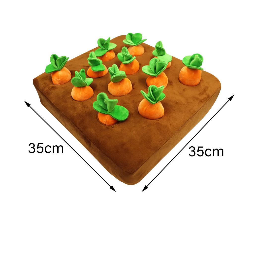 Creative Dog Carrot Plush Toy Pull The Carrot Stuffed Toy for Dogs Cats