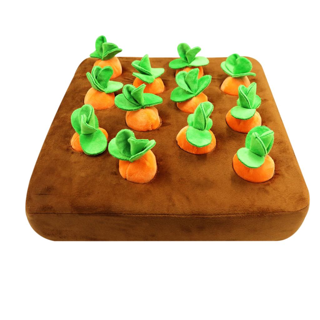 Creative Dog Carrot Plush Toy Pull The Carrot Stuffed Toy for Dogs Cats