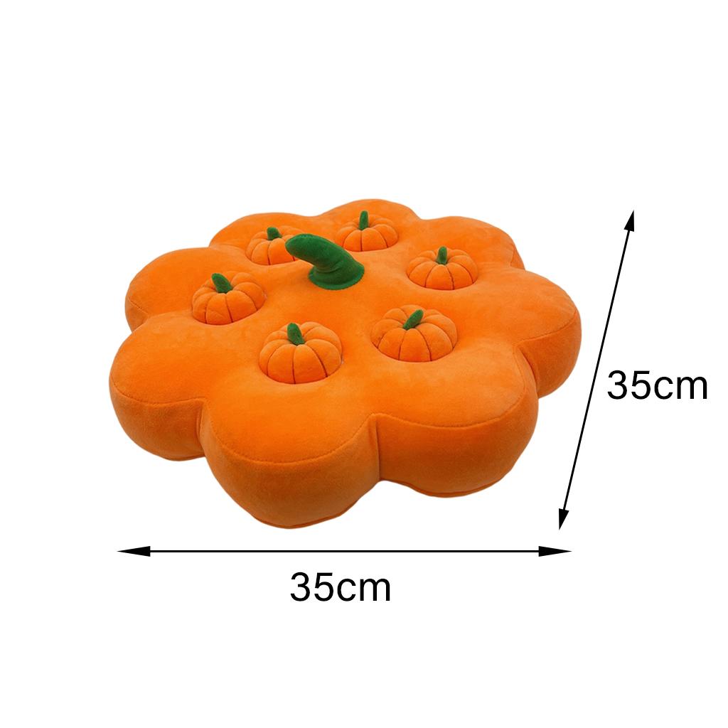 Creative Dog Vegetable Plush Toy Pull The Fruit Stuffed Toy for Dogs Cats Pumpkin