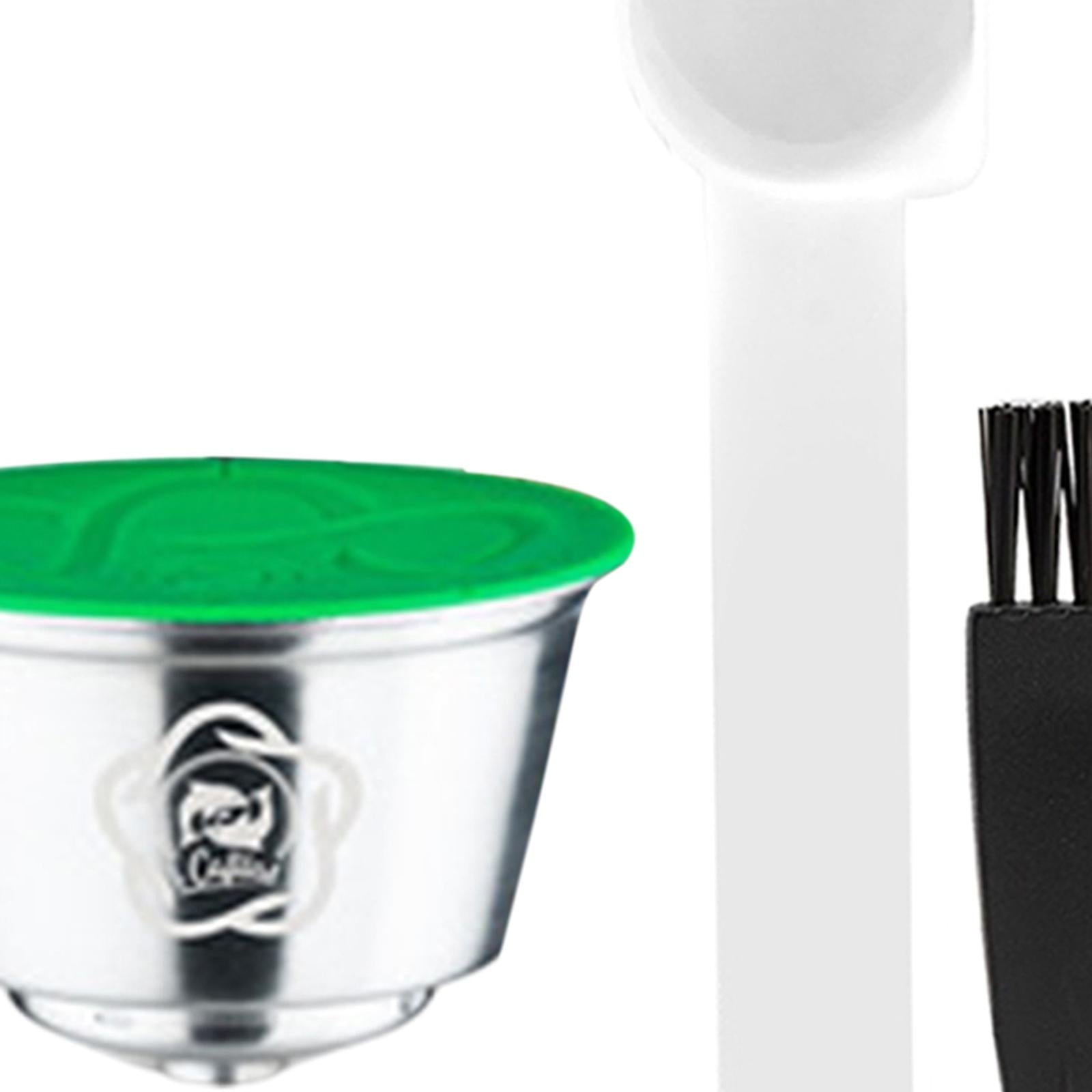 Espresso Coffee Pod Capsules Cup with Brush Spoon Set for Gusto 9776 Edg466 with Brush Spoon
