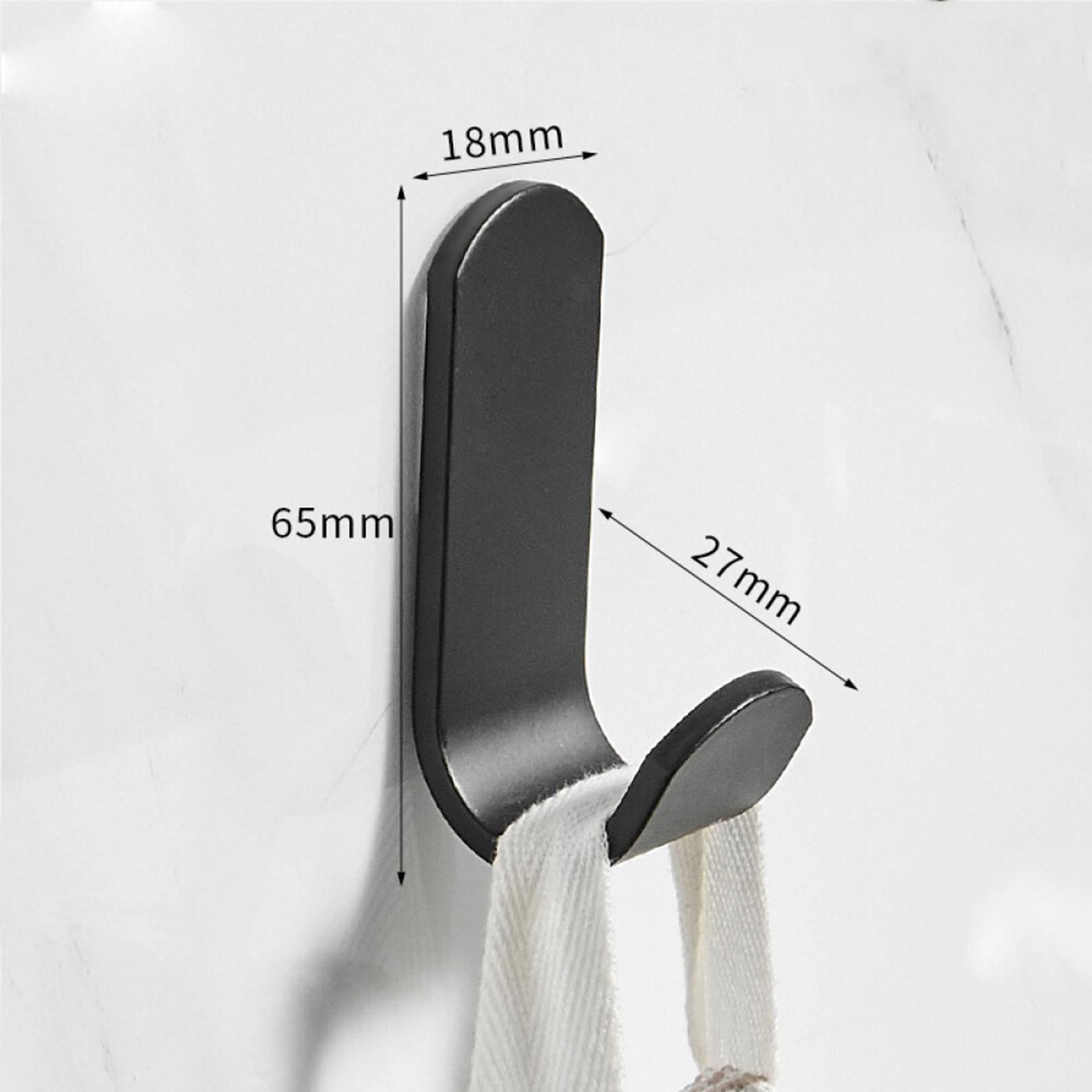 5x Heavy Duty Hanging Hook Self-Adhesive for Kitchen Bathroom