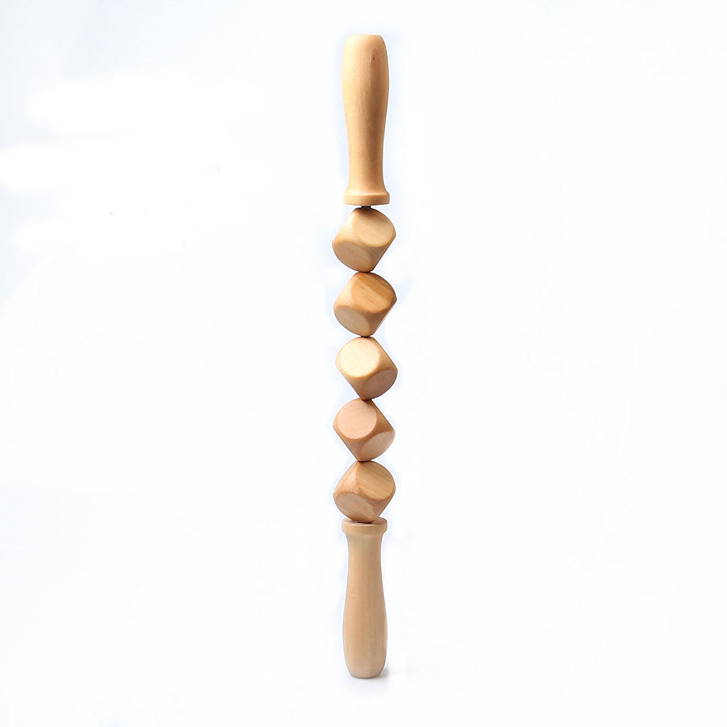Wooden Therapy Gua Sha Massage Tool Massager for Release Back Arm Pain 39cm
