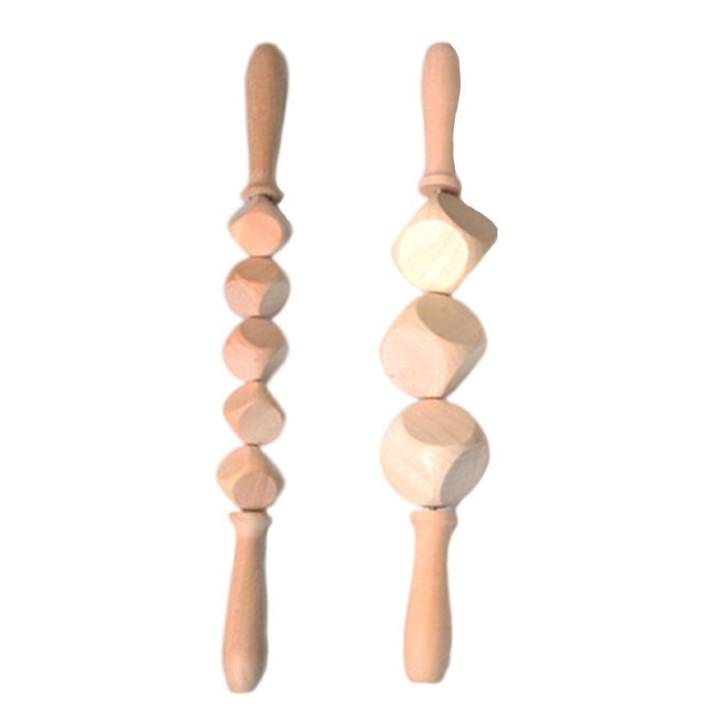 Wooden Therapy Gua Sha Massage Tool Massager for Release Back Arm Pain 39cm