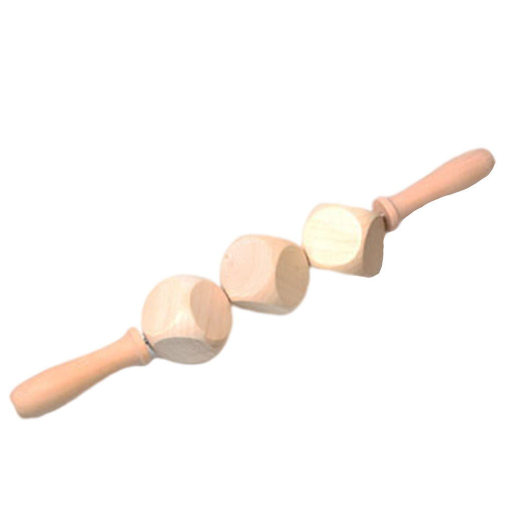 Wooden Therapy Gua Sha Massage Tool Massager for Release Back Arm Pain 40cm
