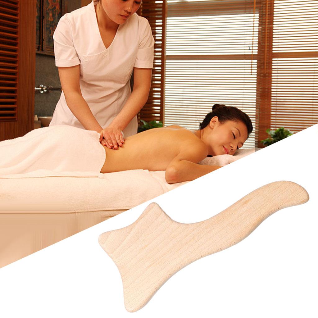 Wooden Body Massage Scraping Board Gua Sha for Neck Shoulder Back Leg Arm Axe Shaped