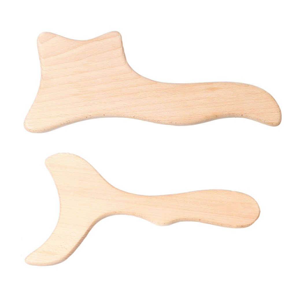 Wooden Body Massage Scraping Board Gua Sha for Neck Shoulder Back Leg Arm Axe Shaped