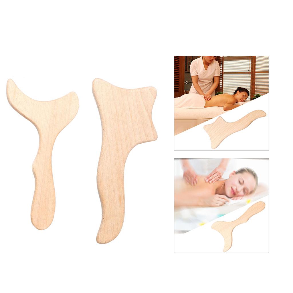Wooden Body Massage Scraping Board Gua Sha for Neck Shoulder Back Leg Arm Axe Shaped