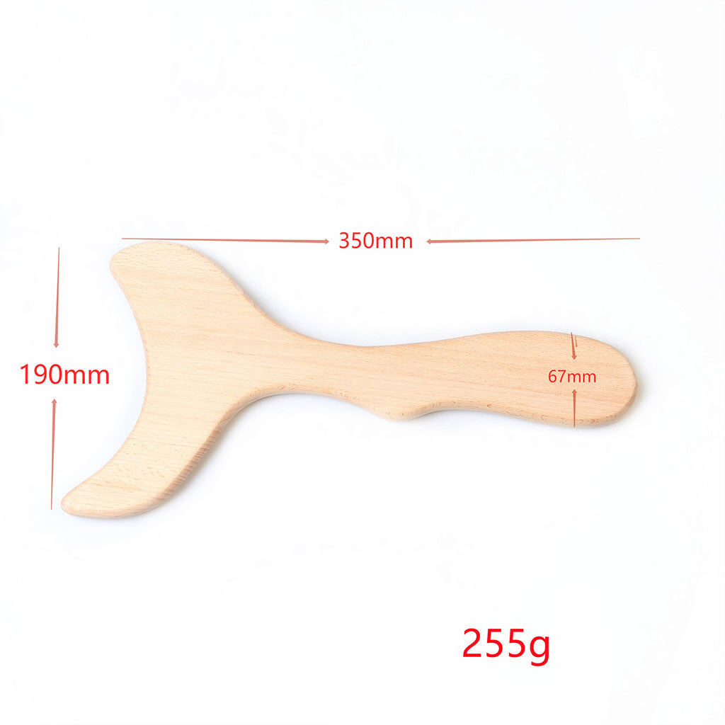 Wooden Body Massage Scraping Board Gua Sha for Neck Shoulder Back Leg Arm Fish Tail Shaped