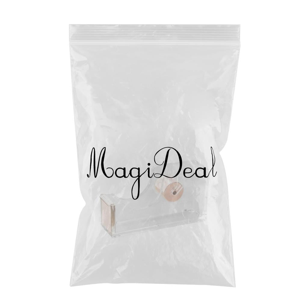 Tape Dispenser Acrylic Stationery Available Adhesive Organization for School Rose Gold