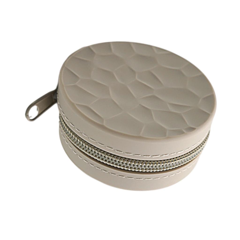 Silicone Coin Purse Zipper Creative for Makeup Women Children gray