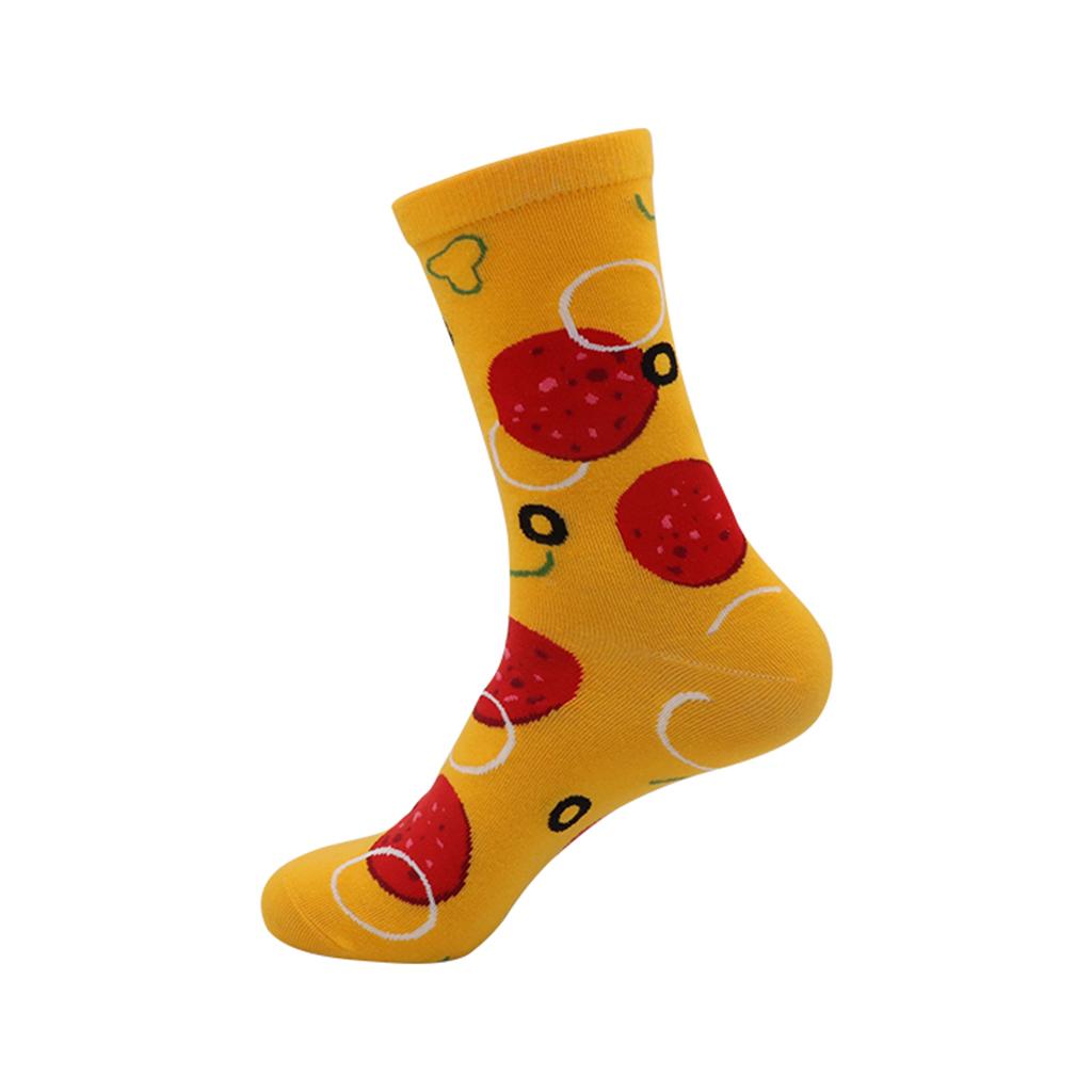 Cartoon Pizza Socks Box Costume Accessories for Girls Boys Dad Ladies Couple A
