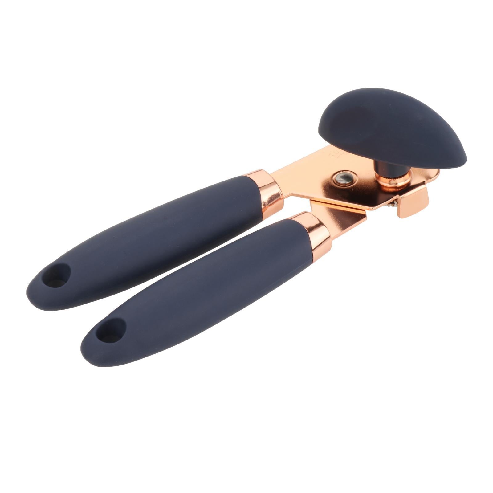 Multifunction Can Opener with Sharp Blade Durable for Chef Bee Elderly blue