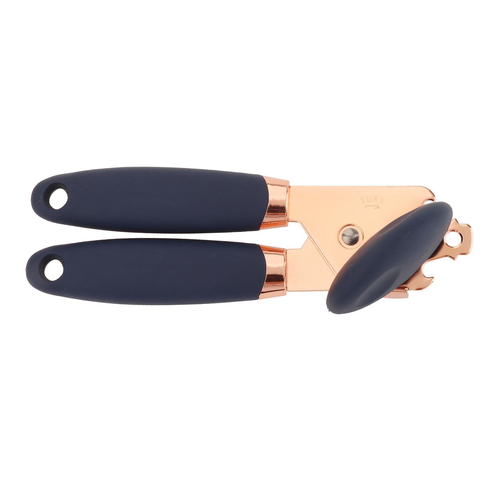 Multifunction Can Opener with Sharp Blade Durable for Chef Bee Elderly blue
