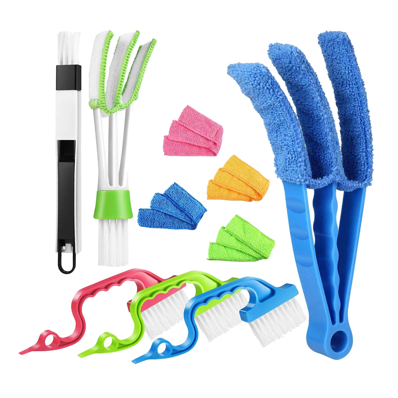 11x Window Blind Cleaning Tool Groove Gap Cleaner for Shutter Sliding Door