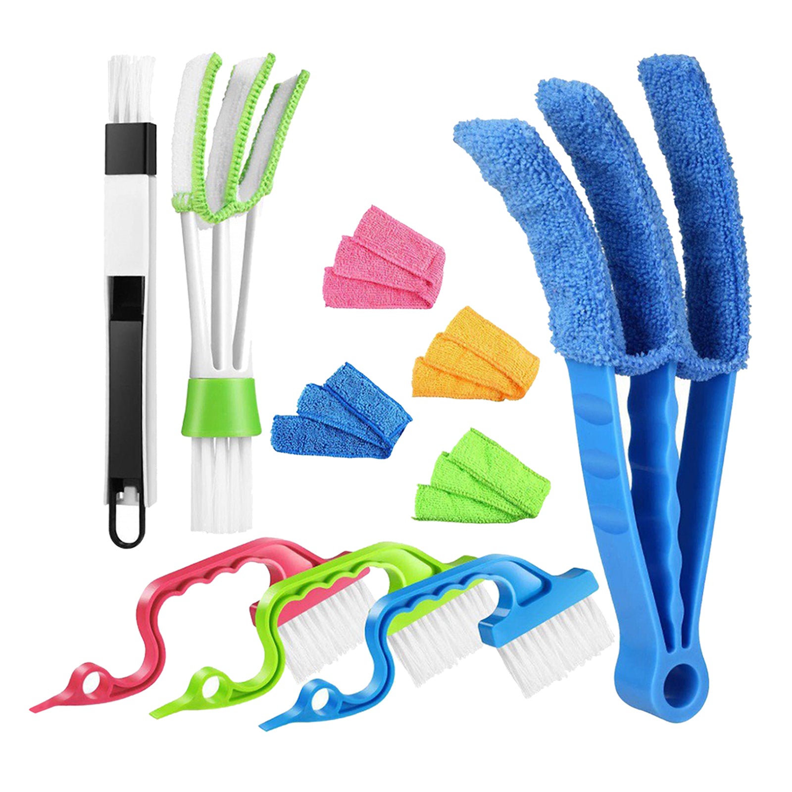 11x Window Blind Cleaning Tool Groove Gap Cleaner for Shutter Sliding Door